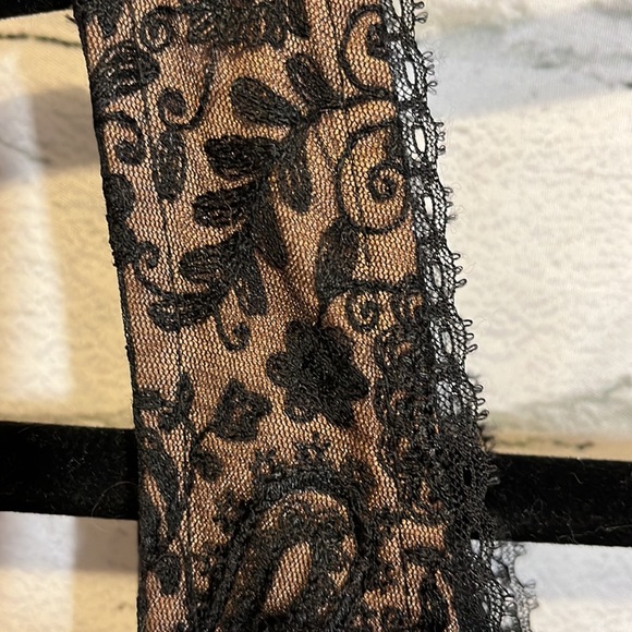 Nanette Lepore Black Lace Cordet Style Top - Picture 3 of 7